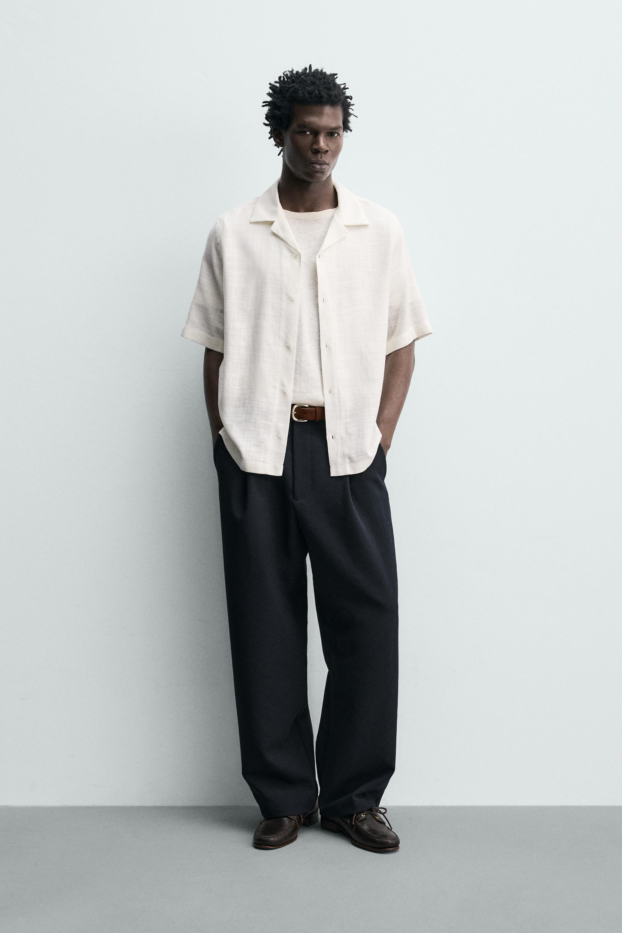 CHEMISE FLUIDE À IMPRIMÉ ABSTRAIT